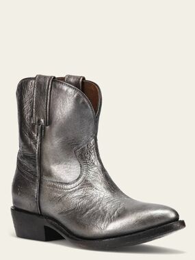 Frye Billy Short Ankle Boot Dark Pewter Size 8